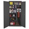 Steel Cabinets Usa Storage Cabinet, 78 in H, 36 in W, 24 in D, Charcoal, 4 Shelves AF-361MAG3-C - alternate 1